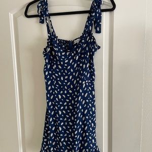 Reformation - Juliette Dress in Moray Blue